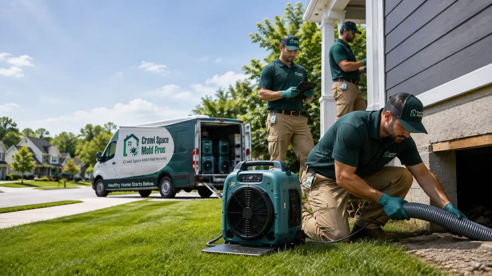 Crawl Space Mold Removal in Charlotte, AR